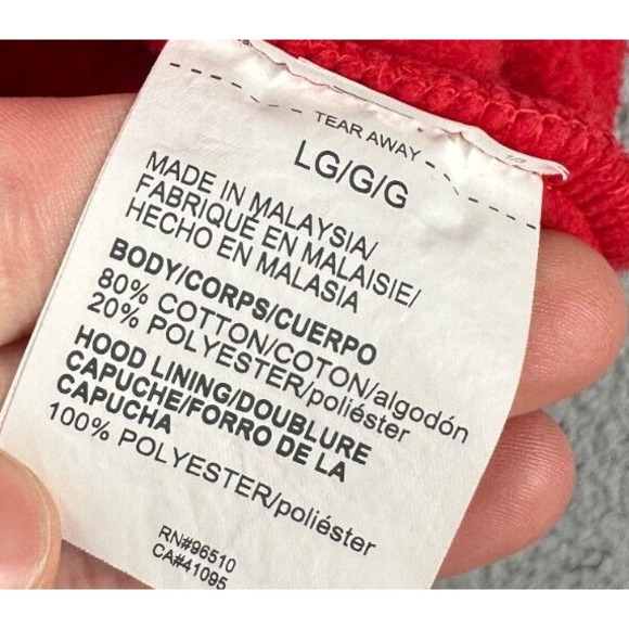 Under Armour Sweater Mens Large ColdGear Red Texas Tech Hoodie Sleeveless Loose - Picture 4 of 9